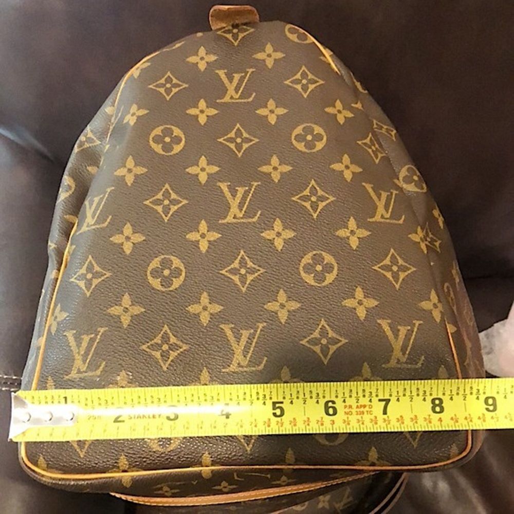 Auth LOUIS VUITTON Monogram Keepall Boston Weekend Travel Bag LV 50 MB0990 - Picture 14 of 15